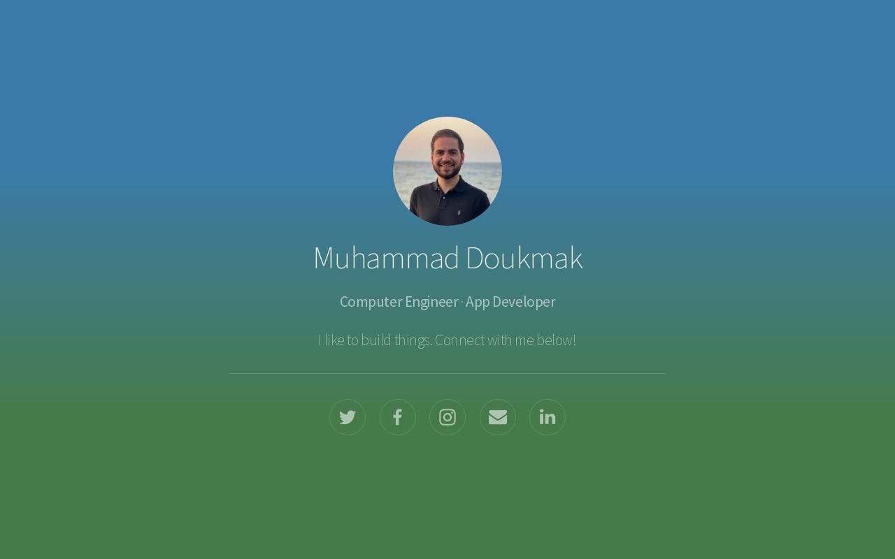 Carrd profile picture for @muhammad